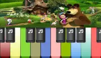 Masha and Bear : Piano Magic Tiles Game For Kids Screen Shot 0