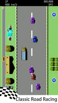 Car Racing-Road Fighter-The classic childhood game Screen Shot 2