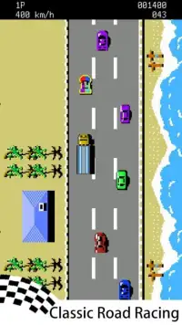 Car Racing-Road Fighter-The classic childhood game Screen Shot 0