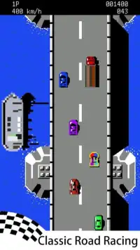 Car Racing-Road Fighter-The classic childhood game Screen Shot 1