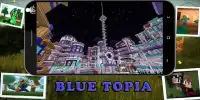 Blue Topia Amazing Map for MCPE Screen Shot 1