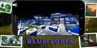 Blue Topia Amazing Map for MCPE Screen Shot 0