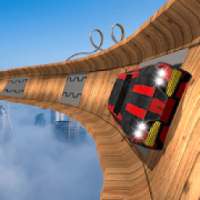 Vertical Mega Ramp Car Driving Stunts Simulator 3D
