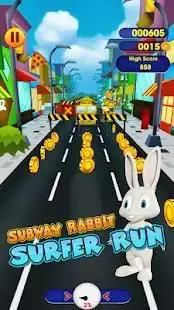 Pet Subway Runner - Rabbit Rush Screen Shot 2