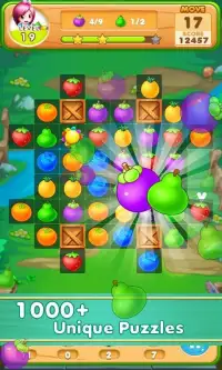 Fruits Farm - Garden Match 3 Game Screen Shot 2