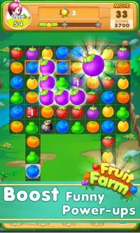 Fruits Farm - Garden Match 3 Game Screen Shot 0