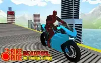 MegaRamp Bike Deadpool: City Rooftop GTStunt Game Screen Shot 4