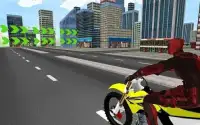 MegaRamp Bike Deadpool: City Rooftop GTStunt Game Screen Shot 0