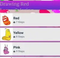 Drawing Red Larva:Coloring Screen Shot 6