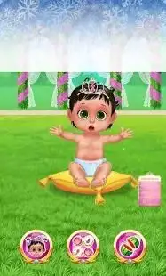 Ice Royal Princess Baby Care * Babysitting games * Screen Shot 9