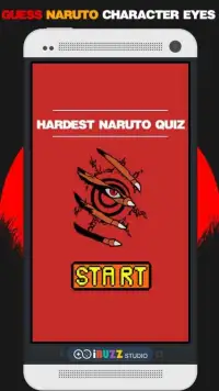 Guess Naruto Characters by Eyes Quiz Screen Shot 0