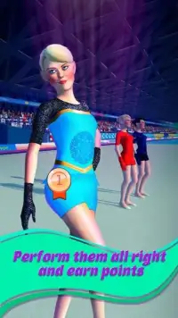 Gymnastics Simulator 3D - Girls Champions Contest Screen Shot 2