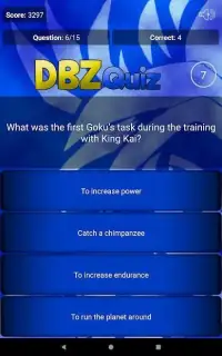 Quiz for Dragon Ball Z Screen Shot 3