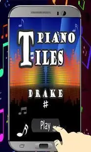 Drake Piano Tiles - God's Plan Screen Shot 2