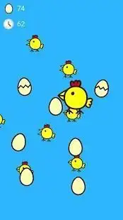 Happy Miss Chicken pone huevos para los fanáticos Screen Shot 2