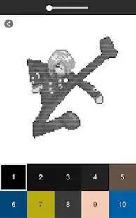 ANIME Pixel Art, ANIME Color By Number Screen Shot 1