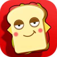 Crush Bread - Kick Food Game