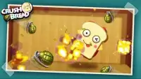 Crush Bread - Kick Food Game Screen Shot 3