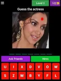 Bollywood Actors Actress Quiz Screen Shot 16