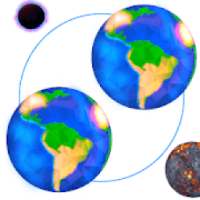 2 Earths - Save Earths from Blackholes & Planets