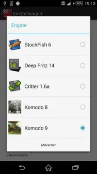 Komodo 9 Chess Engine Screen Shot 1
