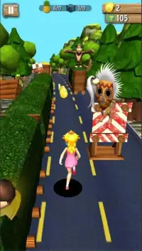 Princess Adventure Peach : jungle dash Run Screen Shot 2