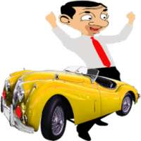 Mr bean drive a speed car & collect gifts