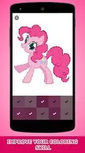 My Pony - Color by Number Pixel Art Game Screen Shot 6
