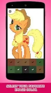 My Pony - Color by Number Pixel Art Game Screen Shot 5