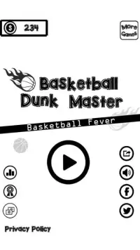 Basketball Dunk Master Screen Shot 0