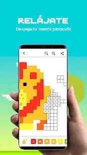 Pixel Art - Juego de colorear por números animales Screen Shot 0
