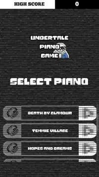 Undertale Piano Game Screen Shot 2