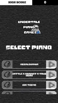 Undertale Piano Game Screen Shot 3