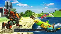 Underwater Shark Robot Hero Warrior Simulator War Screen Shot 3