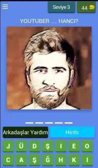 Karikatür YouTuber Tahmin Oyunu Screen Shot 12