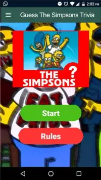 Guess The Simpsons Trivia Quiz Screen Shot 3