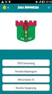 Kuis Tebak Gambar Logo Sepak Bola Indonesia Screen Shot 2