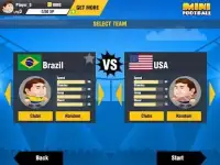 Mini Football Head Soccer Game Screen Shot 3