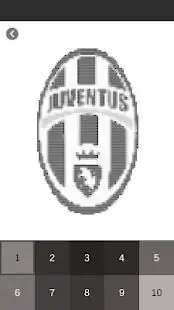 Color By Number : Sandbox Football Logos Pixel Art Screen Shot 1