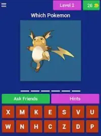 Pokemon Quiz Screen Shot 4