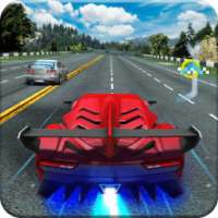 Driving in speed car