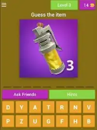 Fornite Weapons and Items Quiz Screen Shot 6