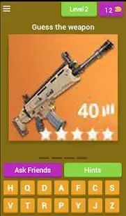 Fornite Weapons and Items Quiz Screen Shot 12
