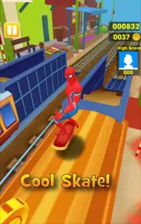 Amazing Spider Subway 3D Dash Screen Shot 4