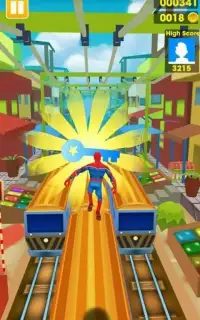 Amazing Spider Subway 3D Dash Screen Shot 1