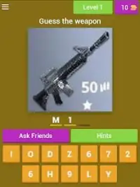 Fornite Weapons and Items Quiz Screen Shot 4