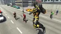Panther Hero Crime City: Superhero Fighting Games Screen Shot 1