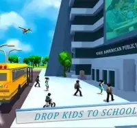 स्कूल बस ड्राइविंग खेल सिम्युलेटर 2018 Screen Shot 2