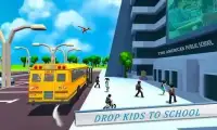 स्कूल बस ड्राइविंग खेल सिम्युलेटर 2018 Screen Shot 5