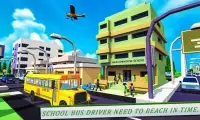 स्कूल बस ड्राइविंग खेल सिम्युलेटर 2018 Screen Shot 4